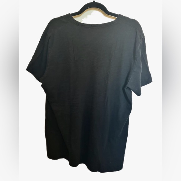 Theory Men’s Black v-neck Tee, short sleeves, Pima Cotton, Size XL - Picture 2 of 4